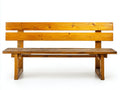 Gartenbank 180x60x85 cm Holzbank aus Massivholz in Naturfarbe für Garten und Außenbereich